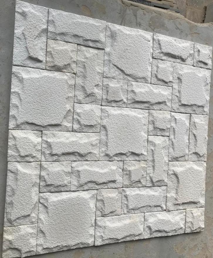 white sandstone wall mosaic stone tiles